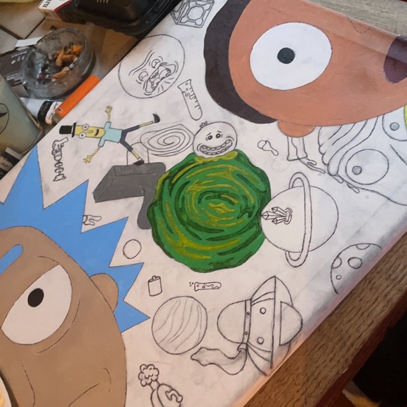 Rick and Morty Painting - Picture 1 of 2